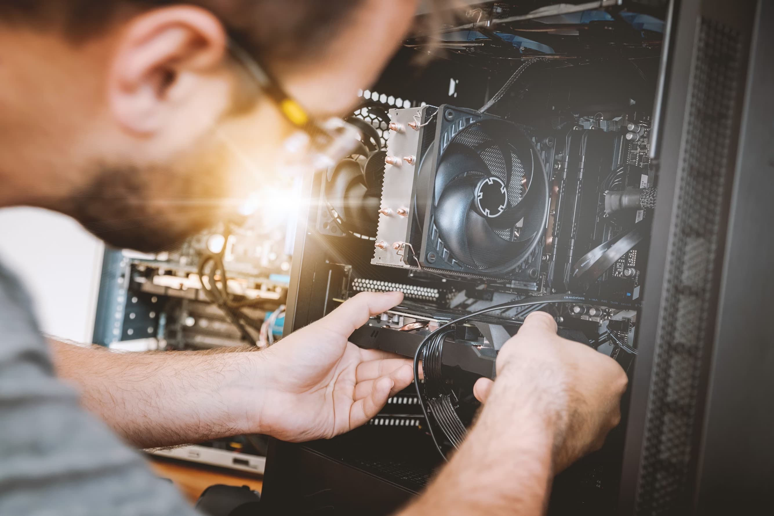 Professional computer repair service