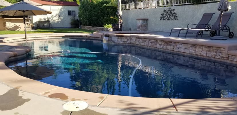 Professional pool cleaning service