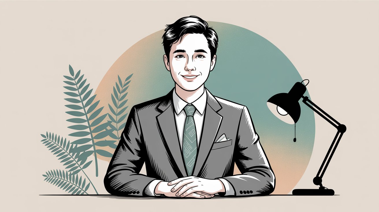 Customer support illustration showing virtual receptionist handling common business questions professionally