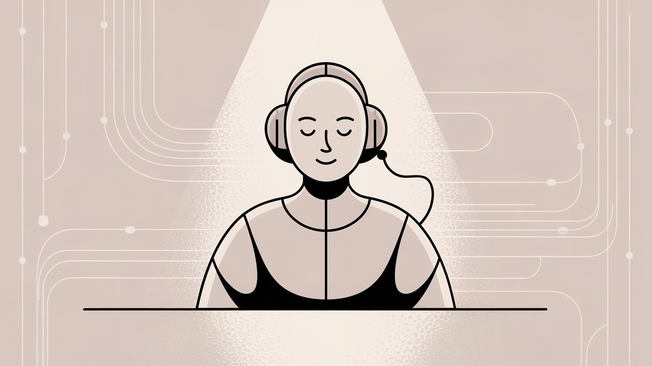 AI-powered phone system with voice recognition handling customer calls intelligently