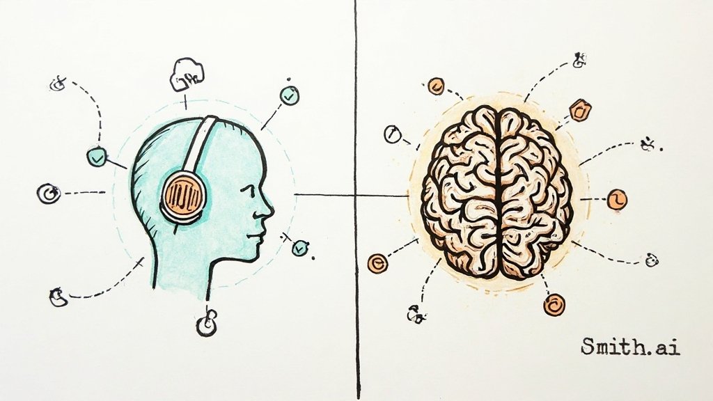 Smith.ai vs AI Receptionist: Which Wins? (2025)