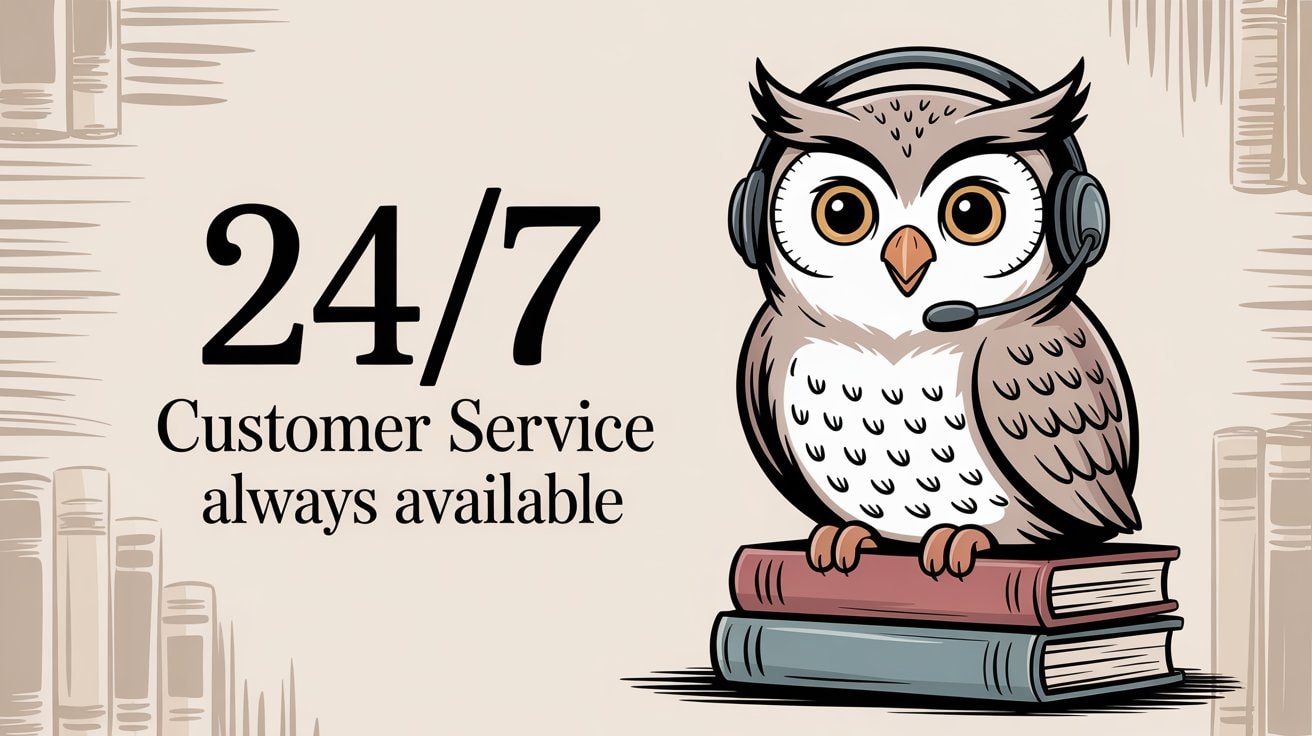 Round-the-clock customer service availability with 24/7 automated support system