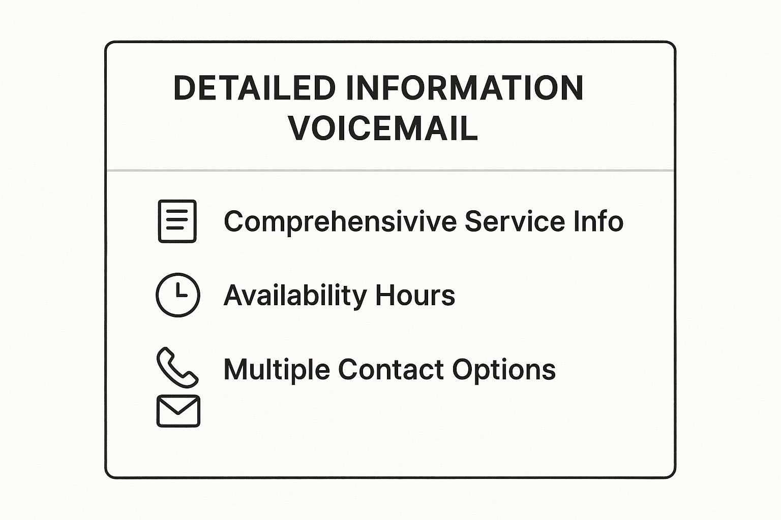 Infographic showing key data about The Detailed Information Provider